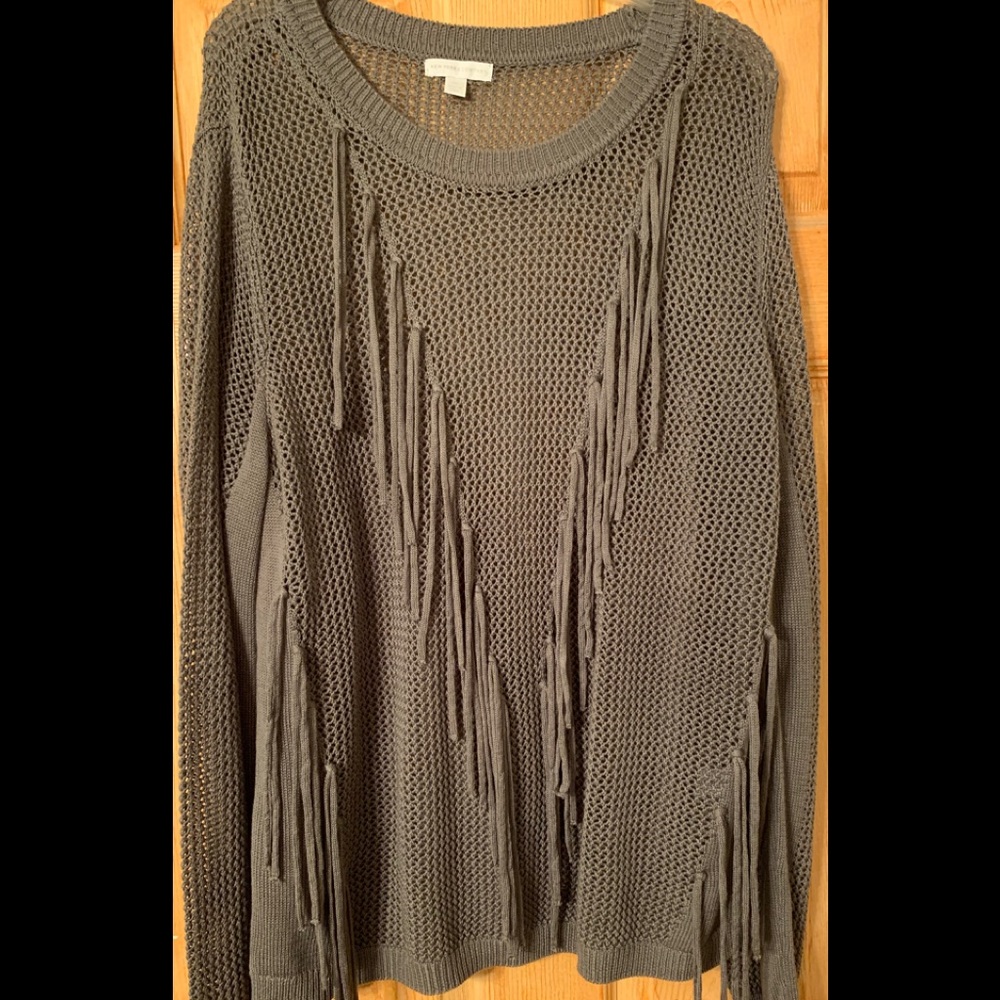 NYC Fringed sweater